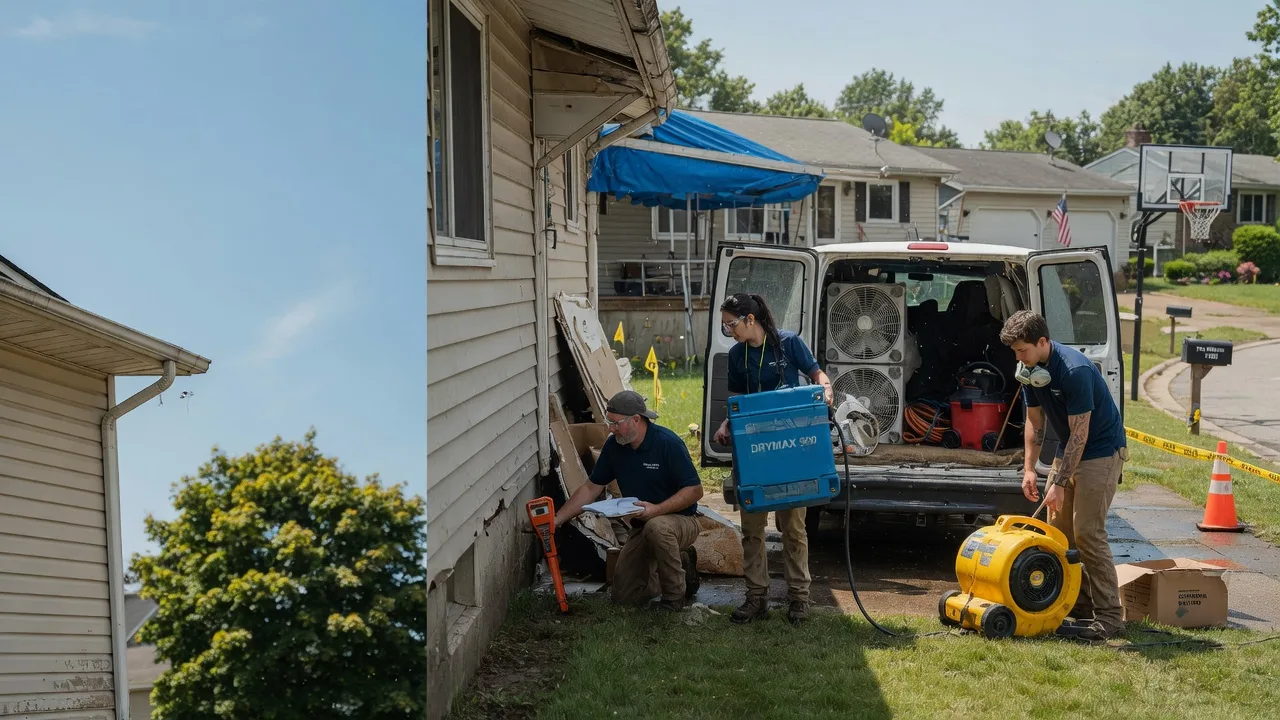 Ceiling Leak Cleanup in Springfield, WV near me